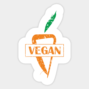 Vegan Carrot Sticker